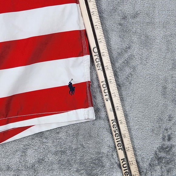 Polo Ralph Lauren Swim Trunks Mens Small American Flag Stars Stripes USA Patriot - Picture 14 of 15